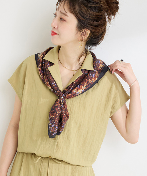 B.C STOCK(ベーセーストック)の「スカーフ(ストール/ショール・レディース・ブラック/ブラウン/ベージュ/ブルー・FREE)」の3枚目の写真