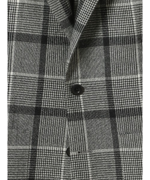 SUIT SQUARE（スーツスクエア）の「GOOVI ジャケット ウールソフトツイード ビッググレンプレイド（テーラードジャケット・メンズ・グレー系・1/2/3）」の6枚目の写真