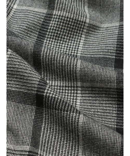 SUIT SQUARE（スーツスクエア）の「GOOVI ジャケット ウールソフトツイード ビッググレンプレイド（テーラードジャケット・メンズ・グレー系・1/2/3）」の9枚目の写真