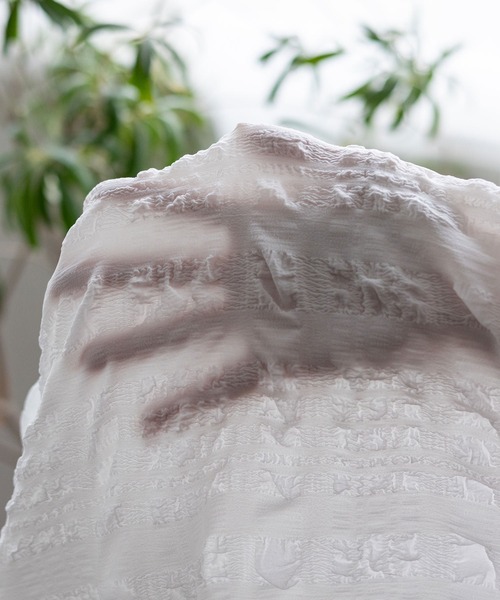 No Rule No Line（ノール－ルノーライン）の「ボリュームスリーブブラウス セレモニー オケージョン 結婚式 セットアップ対応 カセットスタイル対応(別売り)（Tシャツ/カットソー・レディース・ブラック/ホワイト・FREE）」の8枚目の写真