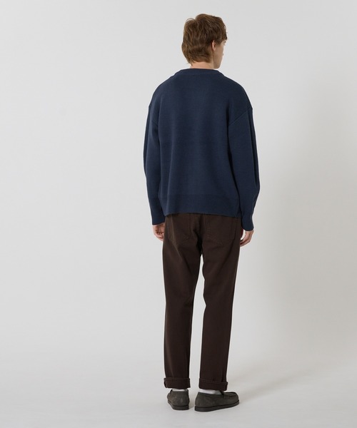 coca（coca）（コカ）の「ダブルジャガードカーディガン（カーディガン/ボレロ・メンズ・ブラック/ライトグレー/ネイビー/ベージュ・XL/M/L）」の16枚目の写真