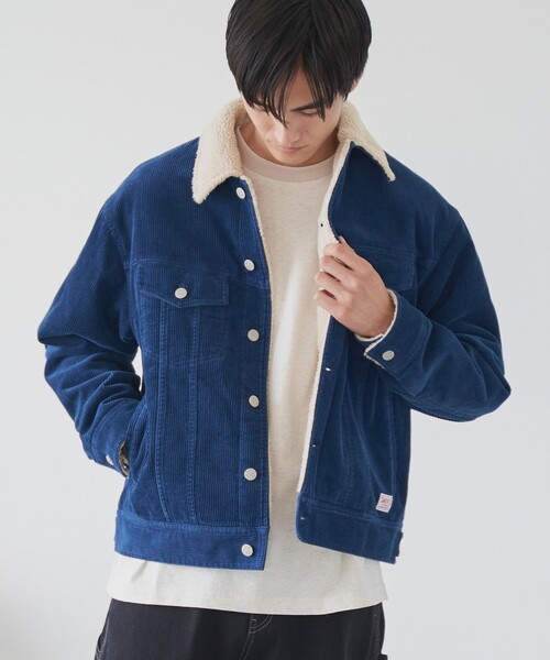 SMITH'S(スミス)の「SMITH’S(スミス)別注裏ボアブルゾン(ブルゾン・メンズ・ブラウン/ネイビー・S/M/L/XL)」の1枚目の写真