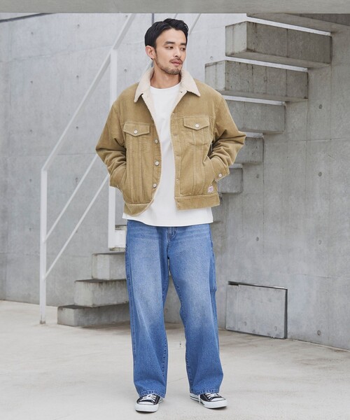 SMITH'S(スミス)の「SMITH’S(スミス)別注裏ボアブルゾン(ブルゾン・メンズ・ブラウン/ネイビー・S/M/L/XL)」の6枚目の写真