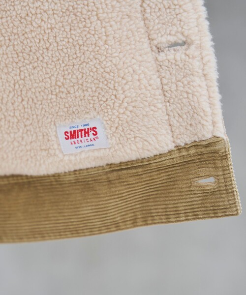 SMITH'S(スミス)の「SMITH’S(スミス)別注裏ボアブルゾン(ブルゾン・メンズ・ブラウン/ネイビー・S/M/L/XL)」の11枚目の写真