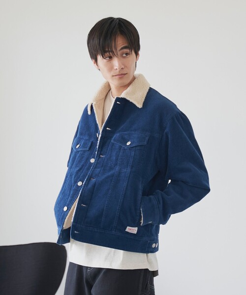 SMITH'S(スミス)の「SMITH’S(スミス)別注裏ボアブルゾン(ブルゾン・メンズ・ブラウン/ネイビー・S/M/L/XL)」の12枚目の写真