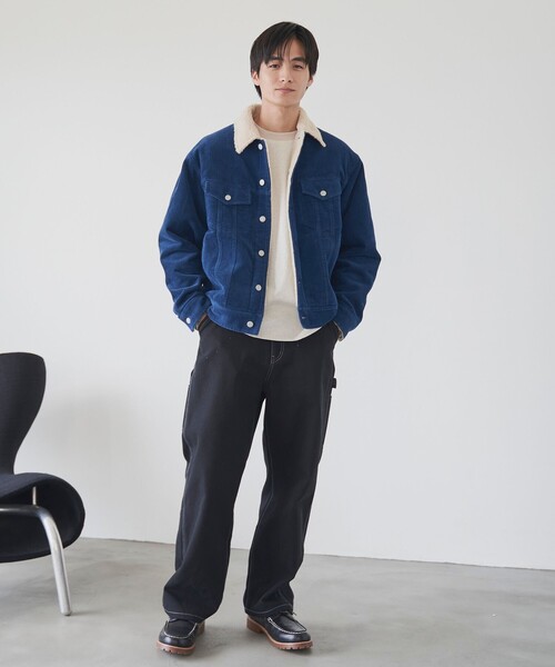 SMITH'S(スミス)の「SMITH’S(スミス)別注裏ボアブルゾン(ブルゾン・メンズ・ブラウン/ネイビー・S/M/L/XL)」の13枚目の写真