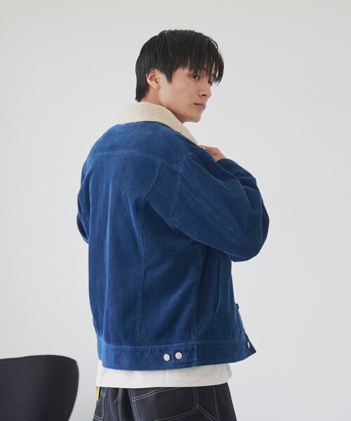 SMITH'S(スミス)の「SMITH’S(スミス)別注裏ボアブルゾン(ブルゾン・メンズ・ブラウン/ネイビー・S/M/L/XL)」の16枚目の写真