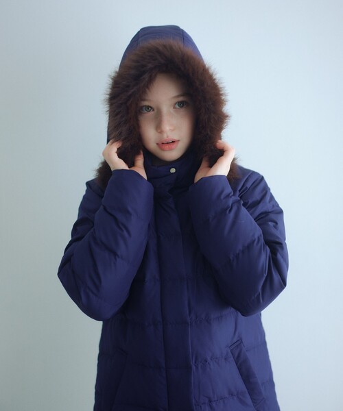 セール】GIRLSダウンコート / キッズ 140cm-160cm（ダウンジャケット