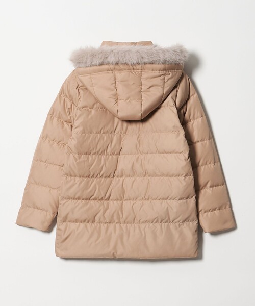 green label relaxing（グリーンレーベルリラクシング）の「GIRLSダウンコート / キッズ 140cm-160cm（ダウンジャケット/コート・キッズ・ダークグレー/ベージュ/ネイビー・140cm/150cm/160cm）」の7枚目の写真