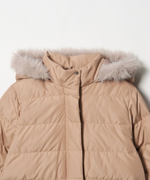 green label relaxing（グリーンレーベルリラクシング）の「GIRLSダウンコート / キッズ 140cm-160cm（ダウンジャケット/コート・キッズ・ダークグレー/ベージュ/ネイビー・140cm/150cm/160cm）」の8枚目の写真