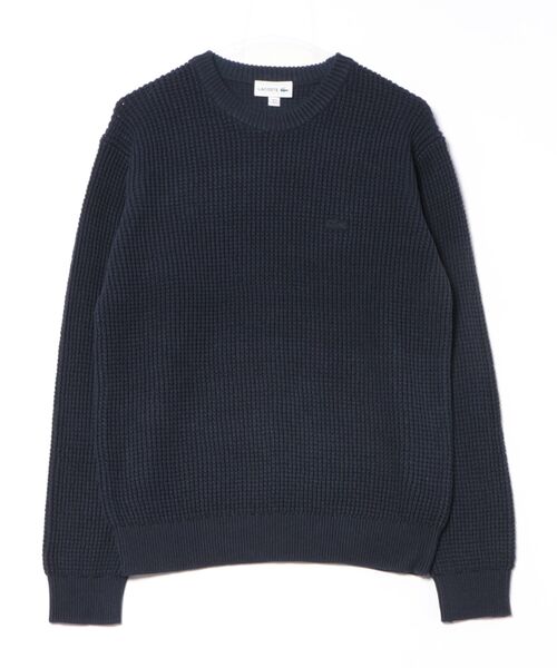 LACOSTE(ラコステ)の「《LACOSTE》AH018J-99(ニット/セーター・メンズ・グレー/ネイビー/ブラウン/ホワイト・4/5/3)」の4枚目の写真