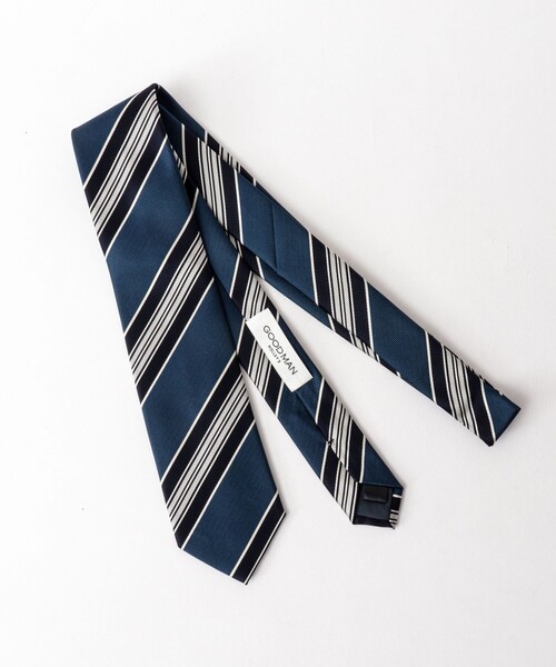NOLLEY’S（ノーリーズ）の「バスケットMIXストライプネクタイ 25AWコレクション（ネクタイ・メンズ・グリーン系その他/ブルー系その他・FREE）」の4枚目の写真