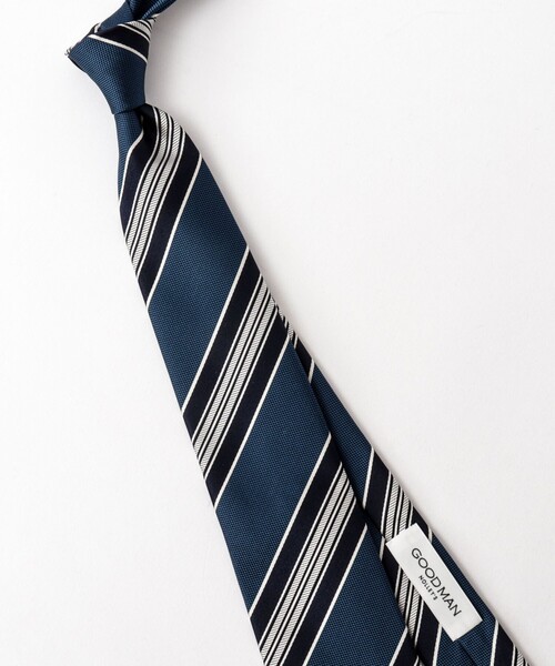 NOLLEY’S（ノーリーズ）の「バスケットMIXストライプネクタイ 25AWコレクション（ネクタイ・メンズ・グリーン系その他/ブルー系その他・FREE）」の9枚目の写真