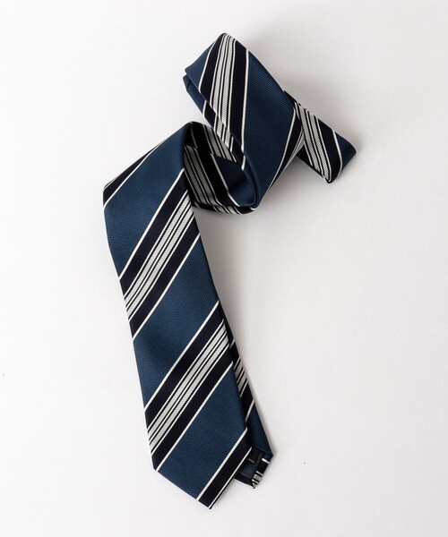 NOLLEY’S（ノーリーズ）の「バスケットMIXストライプネクタイ 25AWコレクション（ネクタイ・メンズ・グリーン系その他/ブルー系その他・FREE）」の12枚目の写真