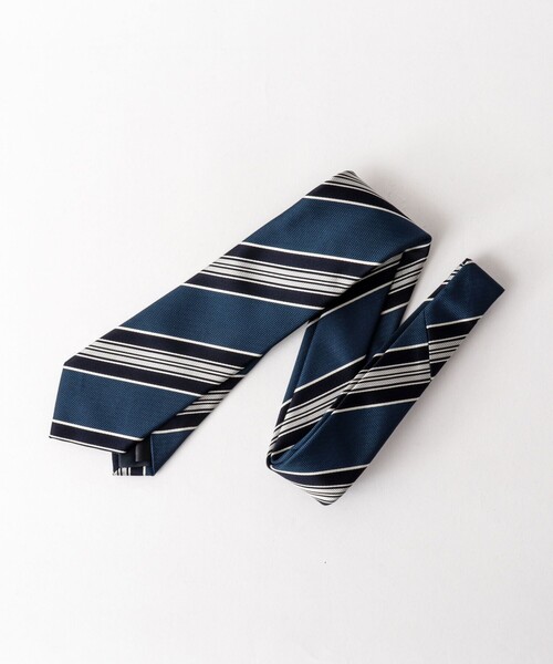 NOLLEY’S（ノーリーズ）の「バスケットMIXストライプネクタイ 25AWコレクション（ネクタイ・メンズ・グリーン系その他/ブルー系その他・FREE）」の15枚目の写真