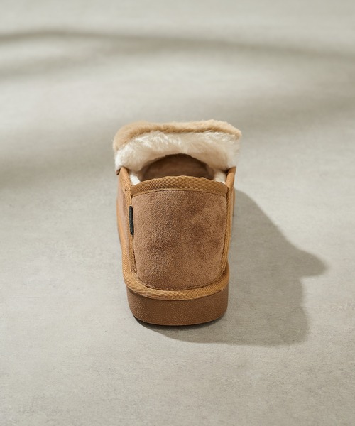 MEI（メイ）の「【MEI】FUR MOCCASIN / ファーモカシン（モカシン/デッキシューズ・レディース・キャメル/マルチ/ブラック・L/M）」の10枚目の写真