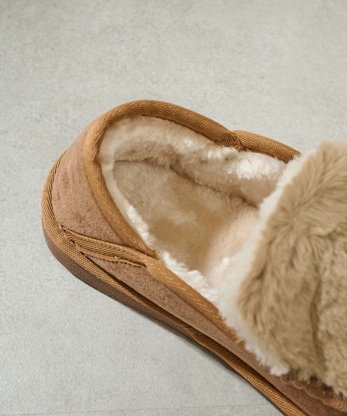 MEI（メイ）の「【MEI】FUR MOCCASIN / ファーモカシン（モカシン/デッキシューズ・レディース・キャメル/マルチ/ブラック・L/M）」の14枚目の写真