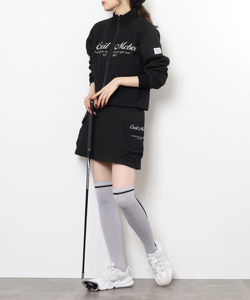 CECIL McBEE(セシルマクビー)の「MESSAGE BLOUSON(ブルゾン・レディース・ベージュ/ブラック・2(M)/1(S))」の7枚目の写真