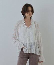 グレースクラス フラワープリント シャツ ボタニカル 日本製 グレースクラス フラワープリント シャツ ボタニカル 日本製