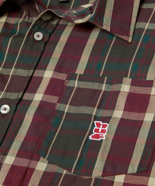 HUF（ハフ）の「MEGABLAST PLAID LS SHIRT（シャツ/ブラウス・メンズ・ワインレッド・M/S/L/XL）」の6枚目の写真