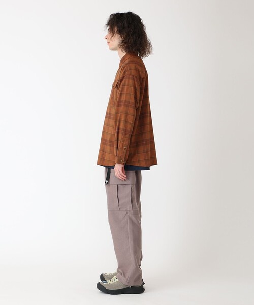 Columbia（コロンビア）の「Columbia／メンズ ブレイムアイル シャツ フランネル UVカット／コロンビア（シャツ/ブラウス・メンズ・オレンジ/グリーン・L/M/S/XL）」の15枚目の写真