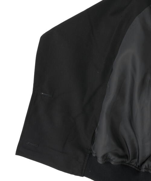 AULA AILA（アウラアイラ）の「AULA AILA（アウラ アイラ）別注トレンチMA-1（トレンチコート・レディース・ブラック/ベージュ・0）」の9枚目の写真