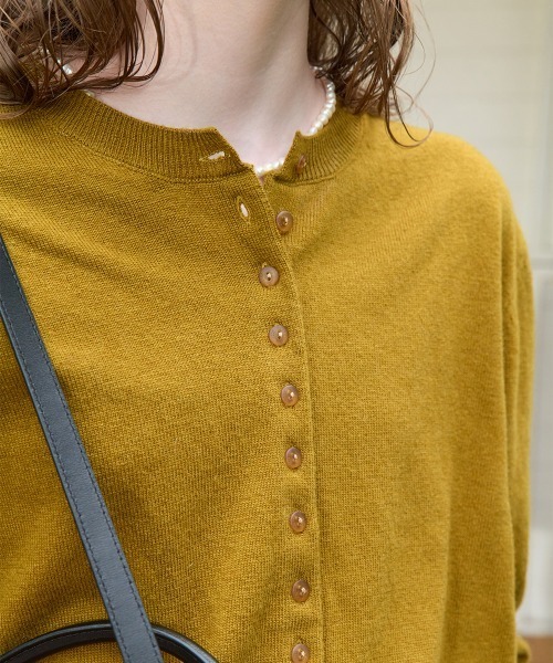 ROCKFISH WEATHERWEAR(ロックフィッシュウェザーウェア)の「CLASSIC WOOL CARDIGAN(カーディガン/ボレロ・レディース・グレー/ブラック/ネイビー/ブラウン/オリーブ/ブルー・S/M)」の4枚目の写真