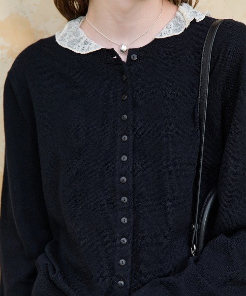 ROCKFISH WEATHERWEAR(ロックフィッシュウェザーウェア)の「CLASSIC WOOL CARDIGAN(カーディガン/ボレロ・レディース・グレー/ブラック/ネイビー/ブラウン/オリーブ/ブルー・S/M)」の9枚目の写真