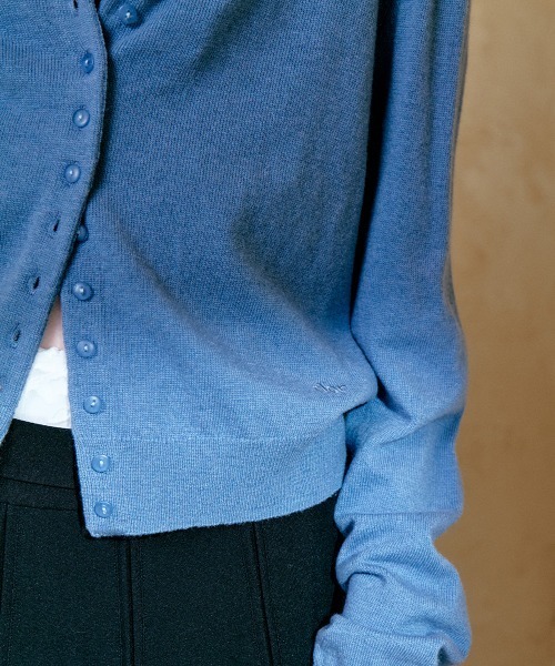 ROCKFISH WEATHERWEAR(ロックフィッシュウェザーウェア)の「CLASSIC WOOL CARDIGAN(カーディガン/ボレロ・レディース・グレー/ブラック/ネイビー/ブラウン/オリーブ/ブルー・S/M)」の19枚目の写真