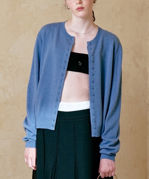 ROCKFISH WEATHERWEAR(ロックフィッシュウェザーウェア)の「CLASSIC WOOL CARDIGAN(カーディガン/ボレロ・レディース・グレー/ブラック/ネイビー/ブラウン/オリーブ/ブルー・S/M)」の20枚目の写真