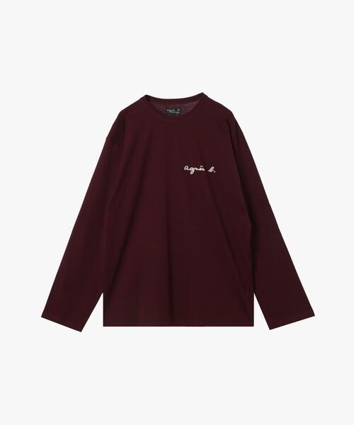 agnes b.] [アニエスべー] ロゴ Tシャツ 長袖 S137 TS レディース 0330S137 大人気！□Agnes [アニエスべー] ロゴ Tシャツ 長袖 S137 TS メンズ EA64S137