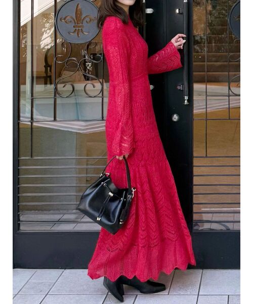 セール】モヘヤニットスカシアミワンピース（ワンピース）｜MERCURYDUO