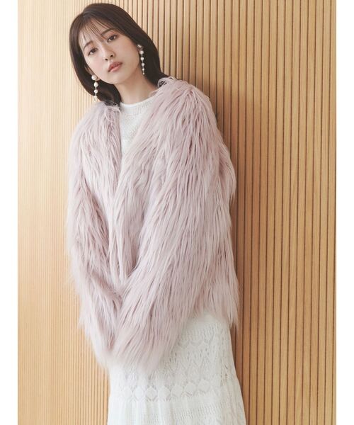 MERCURYDUO(マーキュリーデュオ)の「モヘヤニットスカシアミワンピース(ワンピース・レディース・オフホワイト/ブルー/レッド・SMALL/MEDIUM)」の22枚目の写真