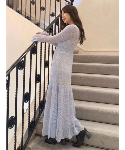 セール】モヘヤニットスカシアミワンピース（ワンピース）｜MERCURYDUO