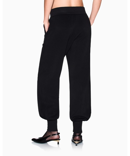 ARMANI EXCHANGE（アルマーニエクスチェンジ）の「【A|X アルマーニ エクスチェンジ】AXロゴ リブポイント スウェットジョガーパンツ（スウェットパンツ・レディース・ブラック/ダークグリーン・LARGE/MEDIUM/SMALL/X-LARGE/X-SMALL）」の3枚目の写真