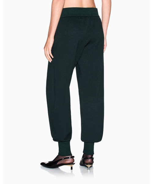 ARMANI EXCHANGE（アルマーニエクスチェンジ）の「【A|X アルマーニ エクスチェンジ】AXロゴ リブポイント スウェットジョガーパンツ（スウェットパンツ・レディース・ブラック/ダークグリーン・LARGE/MEDIUM/SMALL/X-LARGE/X-SMALL）」の3枚目の写真