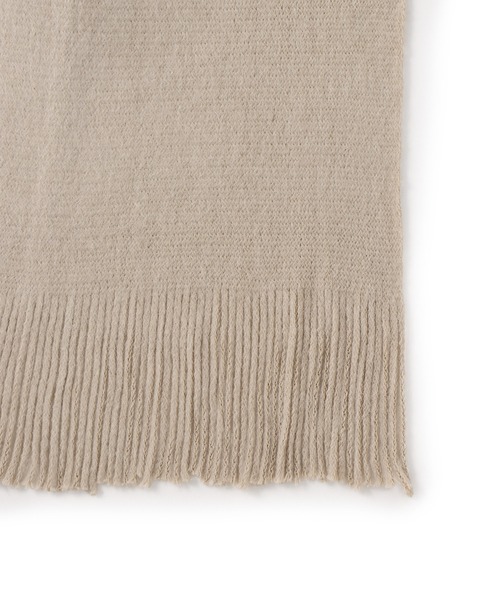 VIS（ビス）の「ミンクタッチもちもちストール（ストール/ショール・レディース・キナリ/チャコールグレー/ベージュ系その他/レッド・FREE）」の14枚目の写真