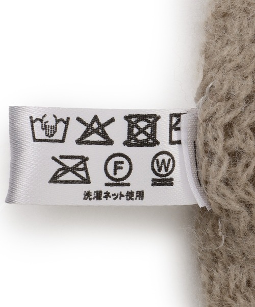 VIS（ビス）の「ミンクタッチもちもちストール（ストール/ショール・レディース・キナリ/チャコールグレー/ベージュ系その他/レッド・FREE）」の12枚目の写真