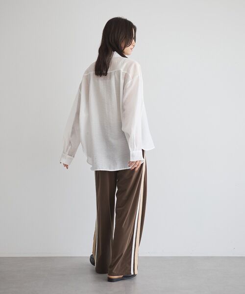 GARAGE OF GOOD CLOTHING（ガレージオブグッドクロージング）の「ベロア2ラインパンツ（その他パンツ・レディース・ブラウン・FREE）」の18枚目の写真