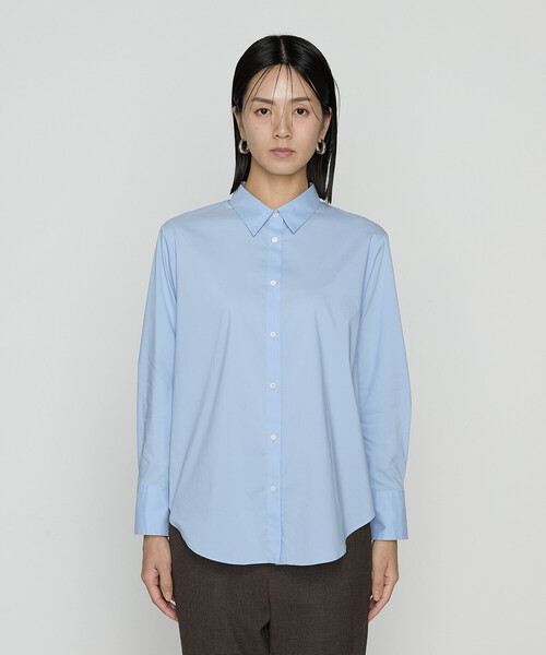 COMME CA（コムサ）の「コットンナイロンシャンブレー カーチフ付きシャツ（シャツ/ブラウス・レディース・ホワイト/サックスブルー/ベージュ系その他・9号）」の13枚目の写真