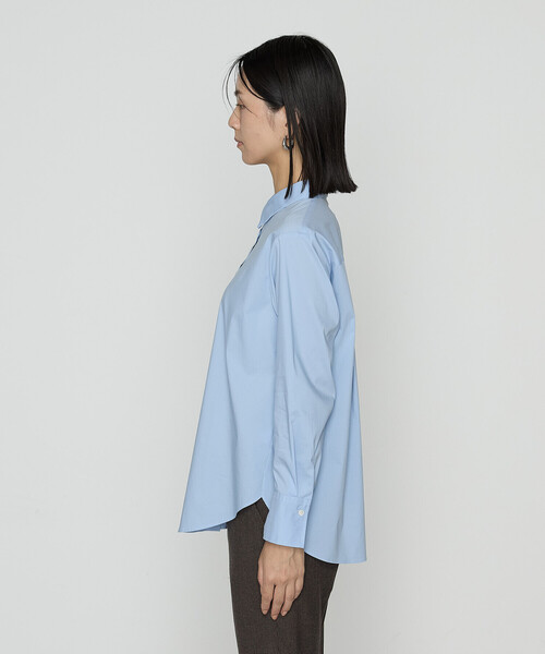 COMME CA（コムサ）の「コットンナイロンシャンブレー カーチフ付きシャツ（シャツ/ブラウス・レディース・ホワイト/サックスブルー/ベージュ系その他・9号）」の14枚目の写真