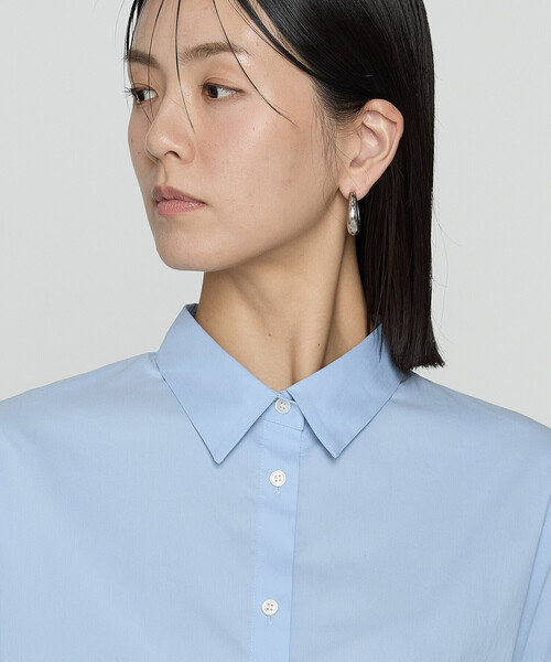 COMME CA（コムサ）の「コットンナイロンシャンブレー カーチフ付きシャツ（シャツ/ブラウス・レディース・ホワイト/サックスブルー/ベージュ系その他・9号）」の16枚目の写真