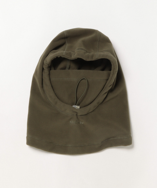 WILD THINGS（ワイルドシングス）の「【RES】【WILD THINGS】POLARTEC STORM HOODIE（ネックウォーマー/スヌード・メンズ・オリーブ/グレー・FREE）」の11枚目の写真