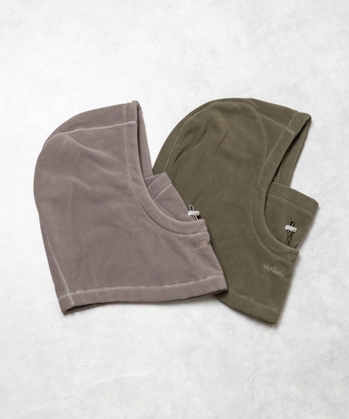 WILD THINGS（ワイルドシングス）の「【RES】【WILD THINGS】POLARTEC STORM HOODIE（ネックウォーマー/スヌード・メンズ・オリーブ/グレー・FREE）」の4枚目の写真
