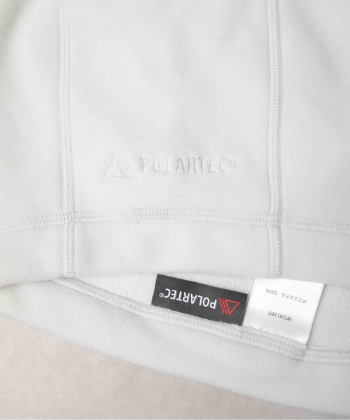 WILD THINGS（ワイルドシングス）の「【RES】【WILD THINGS】POLARTEC STORM HOODIE（ネックウォーマー/スヌード・メンズ・オリーブ/グレー・FREE）」の12枚目の写真