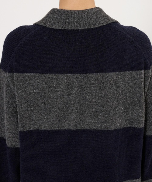 BARNYARDSTORM（バンヤードストーム）の「BARNYARDSTORM / エアヤーン襟付きニットワンピース（ワンピース・レディース・グレー/グレー系その他・FREE）」の21枚目の写真