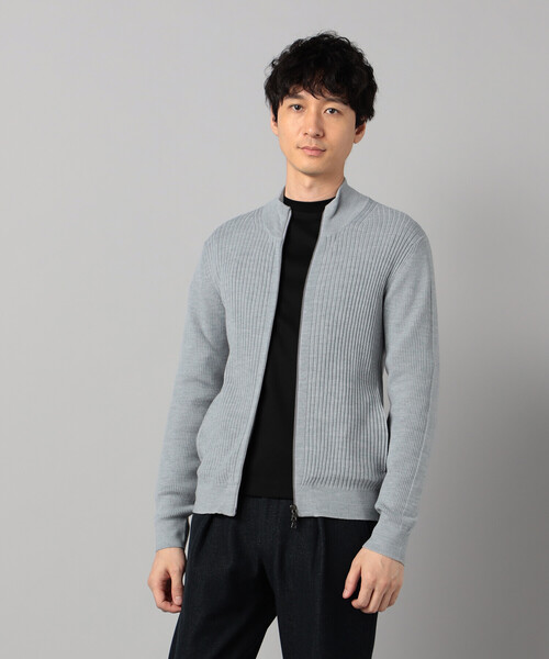 COMME CA MEN（コムサメン）の「「FILIVIVI」ドライバーズニット（カーディガン/ボレロ・メンズ・ブラック/ライトグレー/ベージュ/ネイビー・L/M）」の7枚目の写真