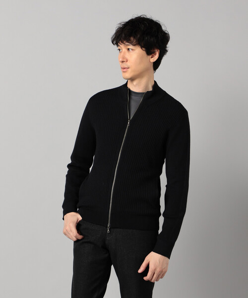 COMME CA MEN（コムサメン）の「「FILIVIVI」ドライバーズニット（カーディガン/ボレロ・メンズ・ブラック/ライトグレー/ベージュ/ネイビー・L/M）」の12枚目の写真