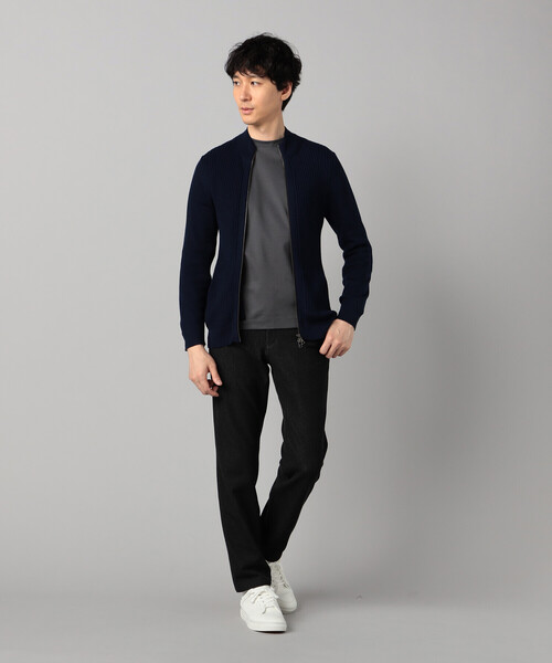 COMME CA MEN（コムサメン）の「「FILIVIVI」ドライバーズニット（カーディガン/ボレロ・メンズ・ブラック/ライトグレー/ベージュ/ネイビー・L/M）」の14枚目の写真