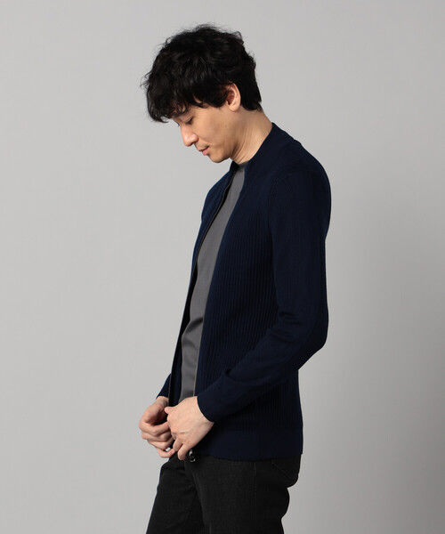 COMME CA MEN（コムサメン）の「「FILIVIVI」ドライバーズニット（カーディガン/ボレロ・メンズ・ブラック/ライトグレー/ベージュ/ネイビー・L/M）」の15枚目の写真